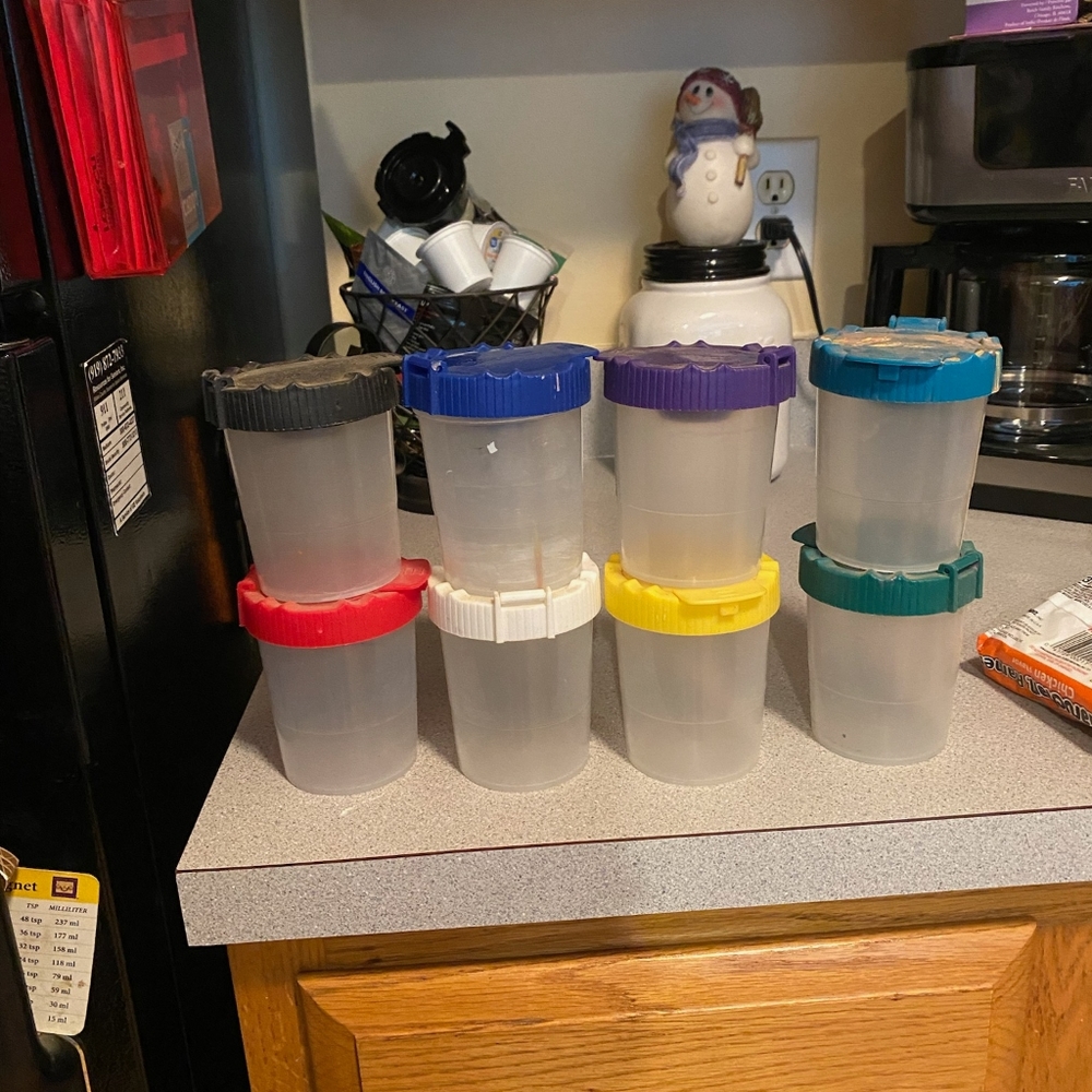Craft Paint containers